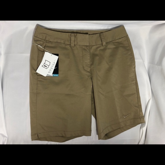Nike Pants - NIKE GOLF Women’s Washed Bermuda Shorts - Tan
